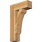 Ekena Millwork Legacy Block Rough Sawn Bracket, Western Red Cedar, 6"W x 20"D x 32"H BKT06X20X32LEC05RWR - alternate 1